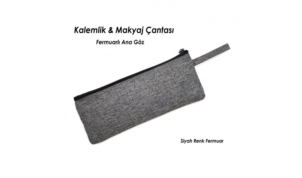 Kumaş Kalemlik-Makyaj Çantası Kumaş Kalemlik-Makyaj Çantası