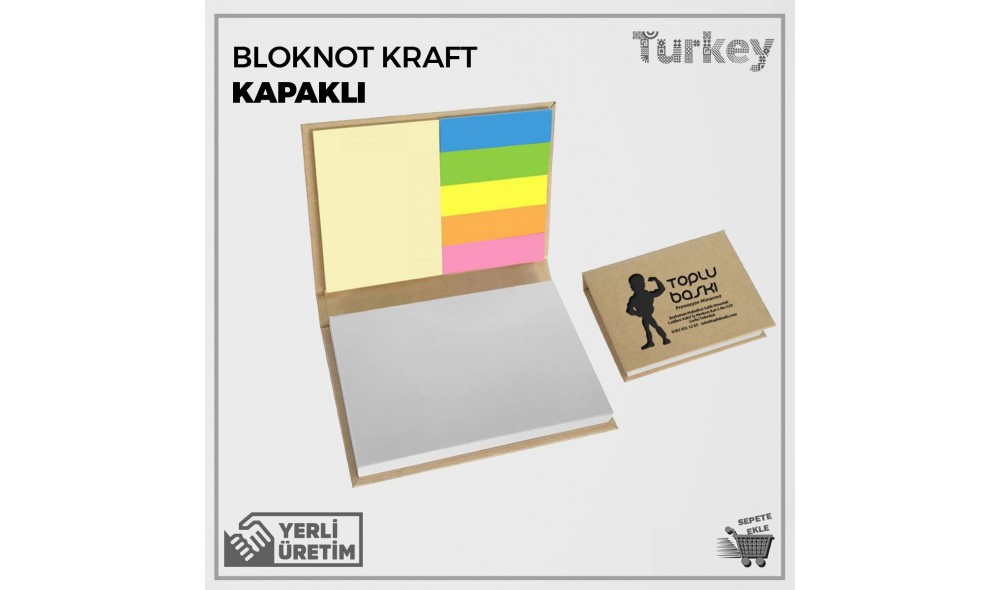 Bloknot Kraft Kapaklı