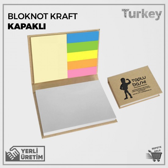 Bloknot Kraft Kapaklı