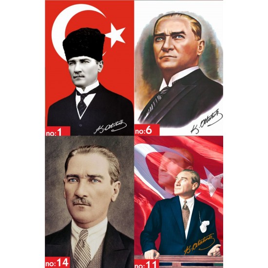  Ulu Önder Mustafa Kemal Atatürk Posterleri Fiyat Alınız