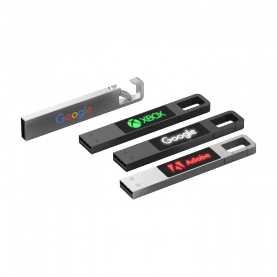 LED Işıklı Metal USB Bellek