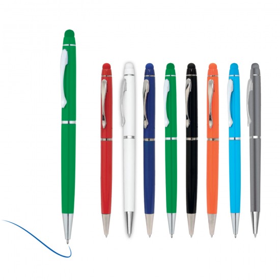 Touch Pen Metal Tükenmez Kalem Küstüm Çiçeği