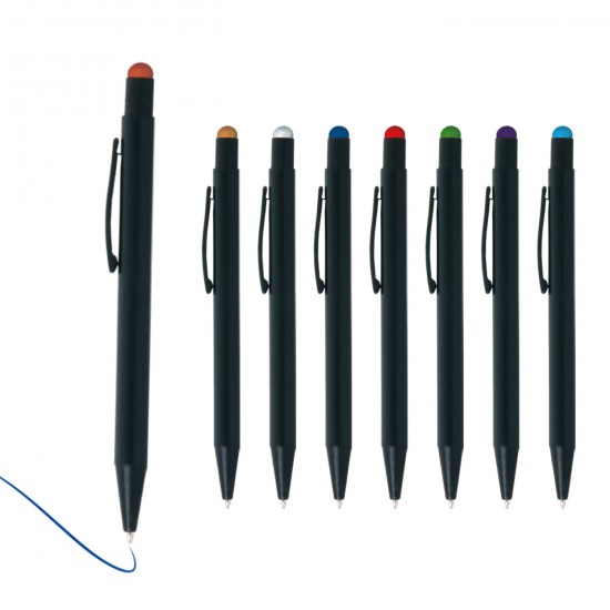 Kapak Renginde Baskı Touch Pen Metal Tükenmez Kalem Lale