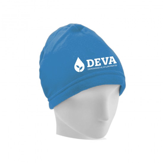 Promosyon DEVA Partisi Baskılı Polar Bere Promosyon DEVA Partisi Baskılı Polar Bere