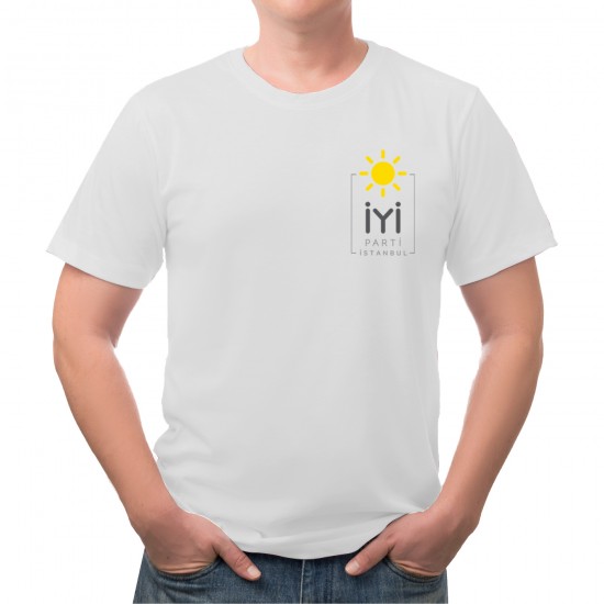 Promosyon İYİ Parti Yuvarlak Yaka T-Shirt