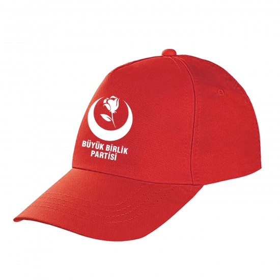 Promosyon Büyük Birlik Partisi Logo Baskılı Şapka