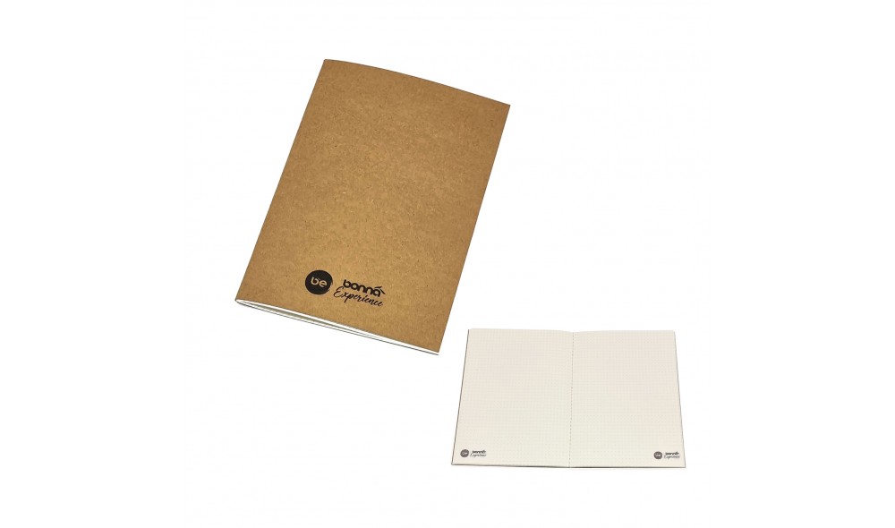 14x20 cm Kraft Kapaklı Terzi Dikişli Promosyon Defter Kraft kapaklı 14x20 cm terzi dikişli logo baskılı promosyon çizgili defter