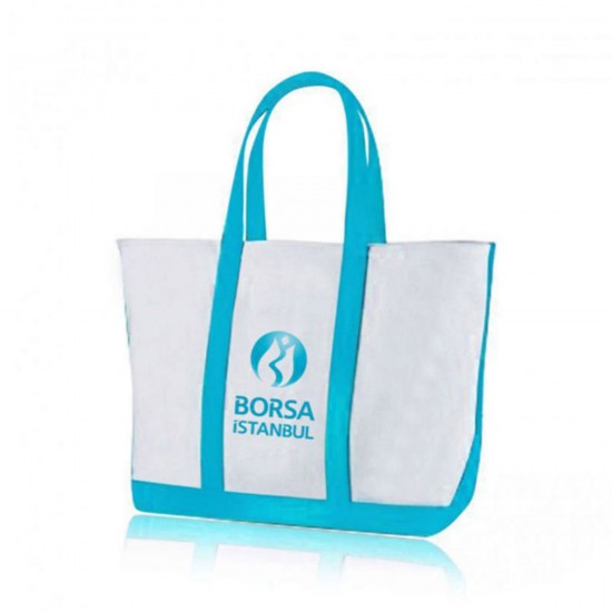 Ekonomik Logo Baskılı Promosyon Plaj ve Omuz Çantası