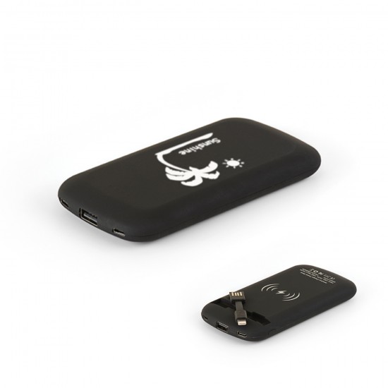 Işıklı Logo Baskılı Powerbank Işıklı Logo Baskılı Powerbank