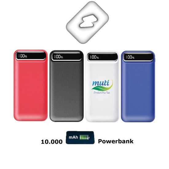 10000 mAh LCD Ekranlı Powerbank 10000 mAh LCD Ekranlı Powerbank