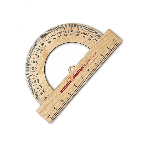 Ahşap Gönye Cetvel 10 cm Ahşap Gönye Cetvel 10 cm
