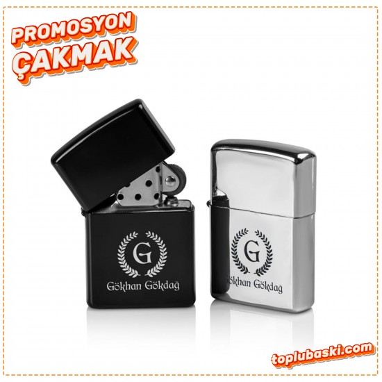 Promosyon Kapaklı Metal Çakmak Promosyon Kapaklı Metal Çakmak