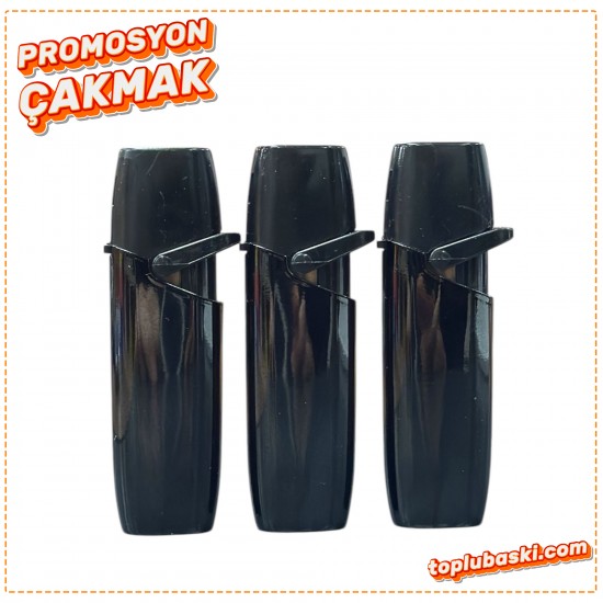 Promosyon Metal Çakmak Siyah Promosyon Metal Çakmak Siyah