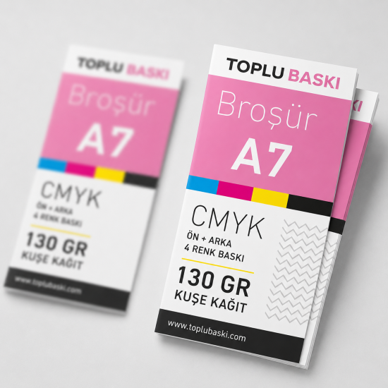 130 gr A7 Broşür Baskı Mini El İlanı ve Tanıtım Broşürü 130 gr A7 Broşür Baskı Mini El İlanı ve Tanıtım Broşürü