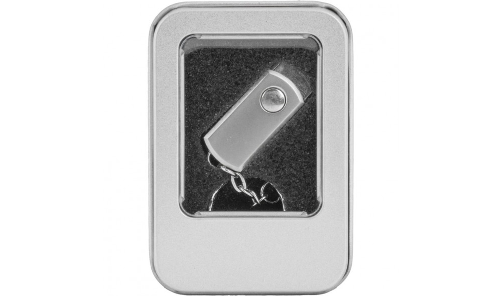 Döner Kapaklı Metal Anahtarlık USB Bellek