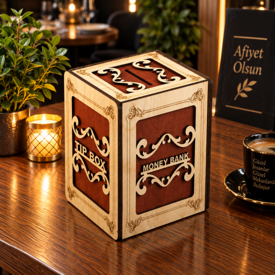 Dekoratif Kilitli Ahşap Tip Box Dekoratif Kilitli Ahşap Tip Box