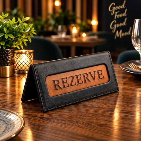 Deri Pencereli Rezerve Tabelası Deri Pencereli Rezerve Tabelası