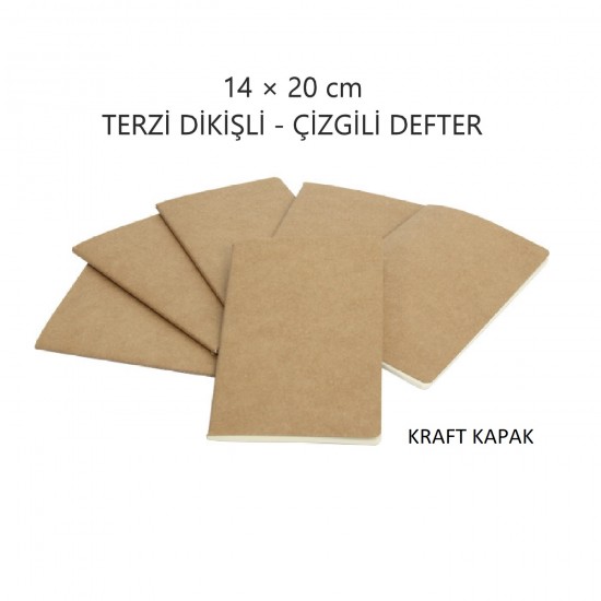 Dikişli Kraft Defter Dikişli Kraft Defter