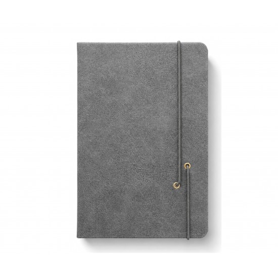 14,3 x 20,5 cm suni deri defter siyah kahverengi gri lacivert elastik bantlı 96 sayfa krem kağıt