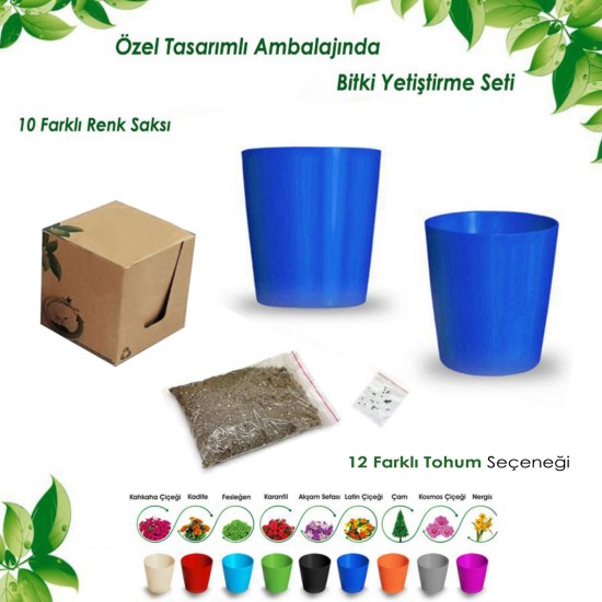 Kutulu Bitki Dikim Seti (Yuvarlak) Kutulu Bitki Dikim Seti (Yuvarlak)