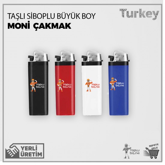 Büyük Boy Taşlı Siboplu Çakmak