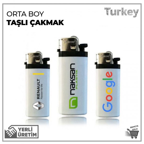 Orta Boy Taşlı Çakmak