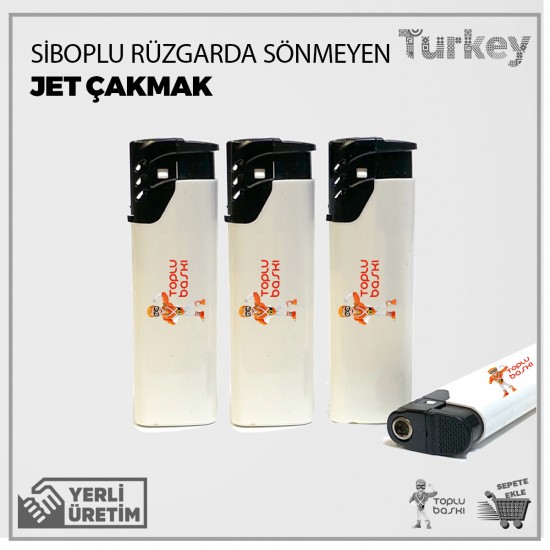 Rüzgarda Sönmeyen Jet Çakmak